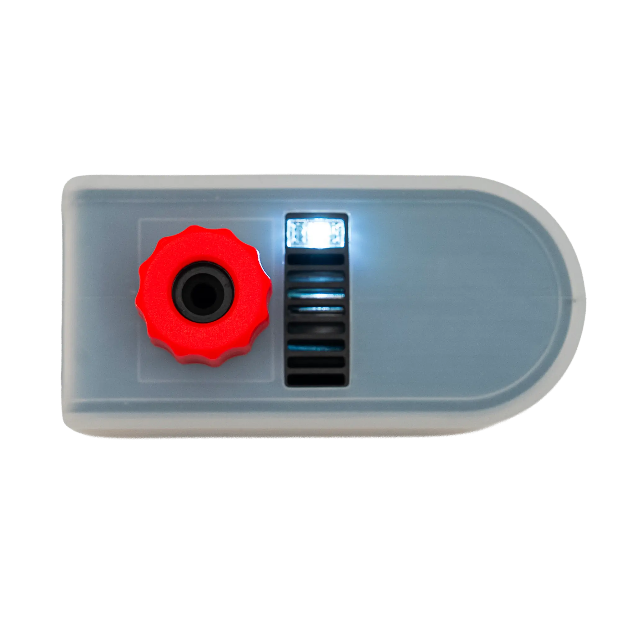 Embout de gonflage rouge et lampe LED de la pompe Hutchinson Flash’Air